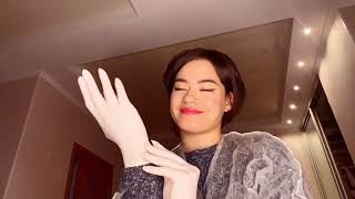 Wearing Gloves ASMR  ASMR Glove sounds [upl. by Alderman]