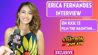 Erica Fernandes Interview On KKK 13 Rumours Upcoming Film The Haunting Her Character amp More [upl. by Ahserak]