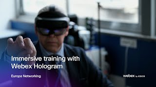 Europa Networking powers immersive training with Webex Hologram [upl. by Rube]