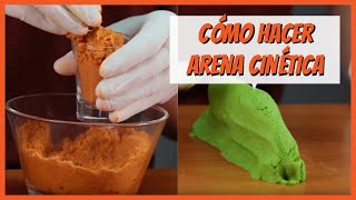 Cómo hacer arena cinética  DIY [upl. by Quickel]