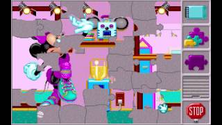 Mickeys Jigsaw Puzzles 1991 MSDOS [upl. by Euqinemod]