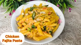 1 Pot Chicken Fajita Pasta Recipe  How to make Chicken Pasta [upl. by Helfand]