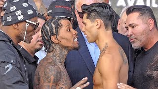 CHAOS WEIGH IN Gervonta Davis vs Ryan Garcia • FULL WEIGH IN amp FACE OFF  ShowTime Boxing [upl. by Lagas]