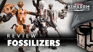 Transformers Kingdom Fossilizers Review deutsch Hasbro War For Cybertron Trilogy [upl. by Entroc]