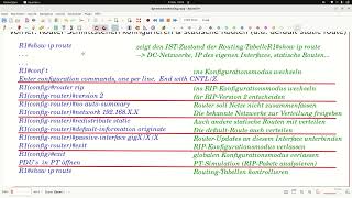 Dynamisches Routing 35 RIPKonfiguration und Testen Schritt für Schritt erklärt  LF9  11b [upl. by Yennej]