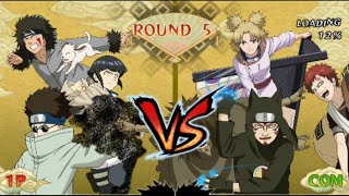 Naruto Ultimate ninja storm  Shino vs Kankuro  Gameplay [upl. by Nylasoj]