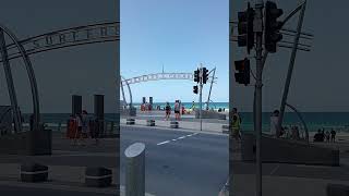 Surfers Paradise Beach Walk  Gold Coast 🏖️ [upl. by Ellenig]