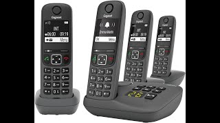 Gigaset A695A Quattro 4 téléphones DECT sans Fil [upl. by Bill]