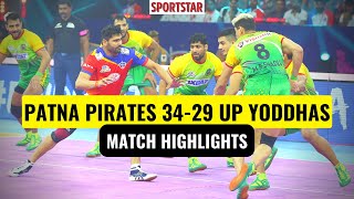 RECAP Patna Pirates 3429 UP Yoddhas  Mohammadreza Chiyaneh Shadloui vs Pardeep Narwal  PKL 9 [upl. by Bethesde]