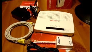 Modem Router Telecom 2012 Technicolor ADSL 2 WiFi N 20 Mbps [upl. by Amir568]