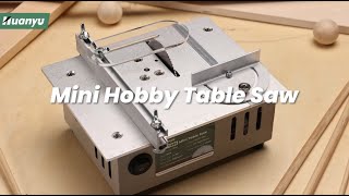 Super Mini Multifunctional Table Saw for Home Use A MUSTHAVE for Wood Craft Hobbyist [upl. by Stav801]