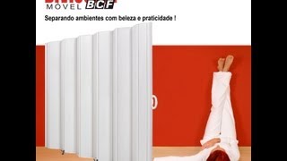 Monte seu Biombo Sanfonado  Divisoria Movel em PVC [upl. by Ahsiekrats]