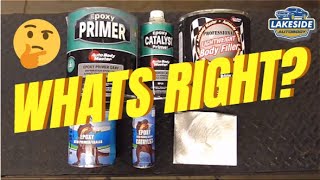 Whats Right Body Filler Over Epoxy Primer or Bare Metal [upl. by Airamahs]