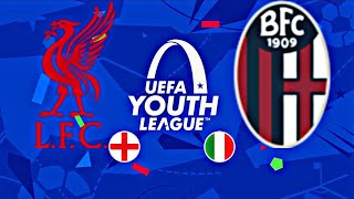 Liverpool 21 Bologna  YOUTH LEAGUE 202425 [upl. by Monetta477]