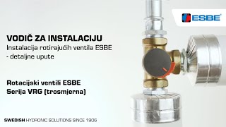 Ugradite trosmjerni ventil ESBE – VRG [upl. by Yacano535]