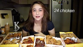 24 CHICKEN MUKBANG [upl. by Una598]