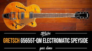 Gretsch G5655TQM Electromatic Quilted Maple Speyside  Gear Demo [upl. by Chilson]