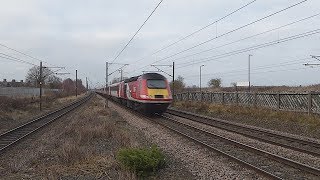 LNER HST powers through Thirsk 2119 [upl. by Corabel]