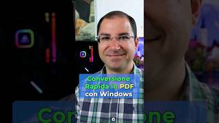 Conversione Rapida in PDF con Windows [upl. by Enitsugua]