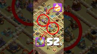 FireBall  SpikyBall  52s 🤯 clashofclans handcam [upl. by Sallad]