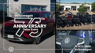 North Park VW March Marathon and Volkswagen 75th Anniversary Sales Events  2024 Atlas Cross Sport [upl. by Yatnod]