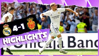 Real Madrid 41 Mallorca  HIGHLIGHTS  LaLiga 202223 [upl. by Nesyrb634]