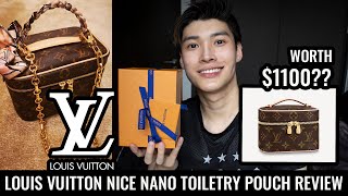 Louis Vuitton Nice Nano Toiletry Pouch Review  Kife Wee [upl. by Dell446]