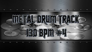 Stoner Metal Drum Track 130 BPM  Preset 30 HQHD [upl. by Acimahs354]