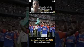 India after winning the world cup singing the songs₹ [upl. by Mirabel]