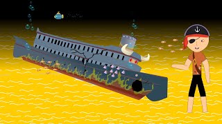 BULLTANIC Wreck 🚢🛳️ Ship Sinking [upl. by Nivrem]