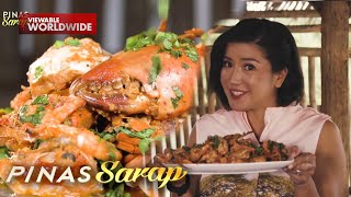 Sweet and sour crabs with soft shell shrimp tinikman ni Kara David  Pinas Sarap [upl. by Roselin]