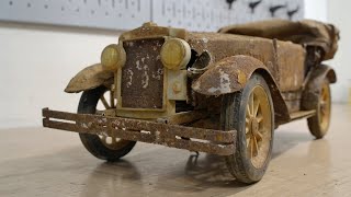 Restoration of an old toy car Phaeton [upl. by Anahcra]