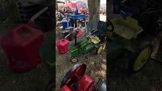 Smokin John Deere 🚜 White River Antique Tractor Show in Elnora Indiana shorts [upl. by Stoughton]