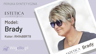 Estetica Brady RH1488RT8  peruka syntetyczna krótka z grzywką [upl. by Towney]