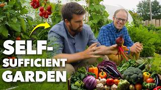 SelfSufficient Garden How he Grew 1300lbs580kg of Food Huw Richards [upl. by Yager616]