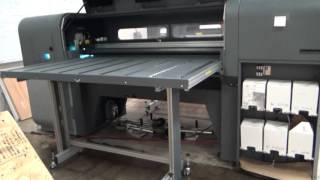 HP Scitex FB500 operational video [upl. by Aleda449]