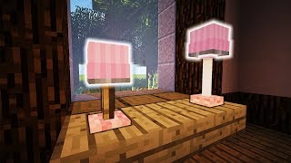 Minecraft  How To Make A Desk Lamp  70 Designs [upl. by Saxet627]