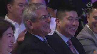 Zobel De Ayala Sy share a laugh over MRTLRT common station [upl. by Wildee]