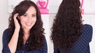 CABELLO RIZADO CON FIJACIÓN DE ASPECTO NATURAL Fabi Ortiz [upl. by Cinda]