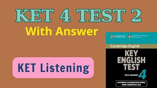 Cambridge KET 4 listening test 2 [upl. by Ona]