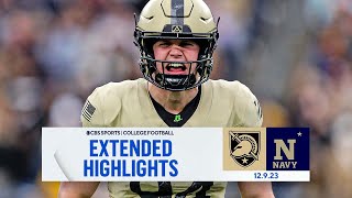 Army Black Knights vs Navy Midshipmen Extended Highlights I CBS Sports [upl. by Saint]