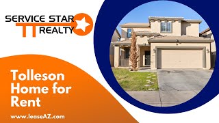 Tolleson Homes for Rent 4BR3BA by Tolleson Property Management AZ  Service Star Realty [upl. by Nimajneb]