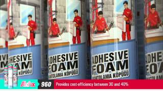 Akfix 960 Adhesive PU Foam Application [upl. by Thirion]