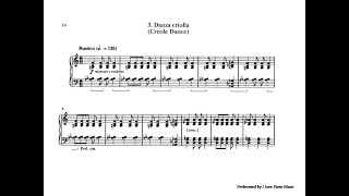 Ginastera Danza Criolla from 12 American preludes  Ginastera Creole Dance [upl. by Breech]