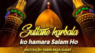 Sultane Karbala Ko Hamara Salam Ho  New Kalam  Mohammed Irfan Raza [upl. by Nnaj852]