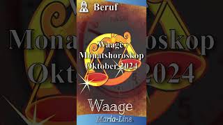 Waage BERUF 👷‍♀️ Horoskop Oktober 2024 [upl. by Thisbee]