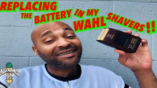 REPLACING THE BATTERY IN MY WAHL SHAVERS [upl. by Roxanne]