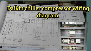 Daikin chiller compressor wiring diagram [upl. by Hooke]