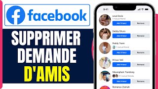 Comment Supprimer Les Demande Damis Sur Facebook  En 2024 [upl. by Ecertal401]