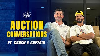 🦁 AUCTION EXCLUSIVE  IPL Auction Memories and Strategy Revealed ft Coach Flem and Captain Rutu [upl. by Airretal10]